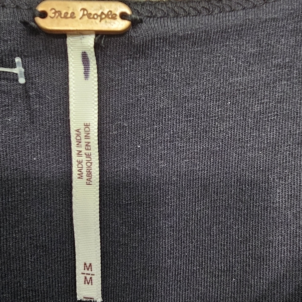 Free People Tied Up Top In Black Size M - Picture 6 of 9